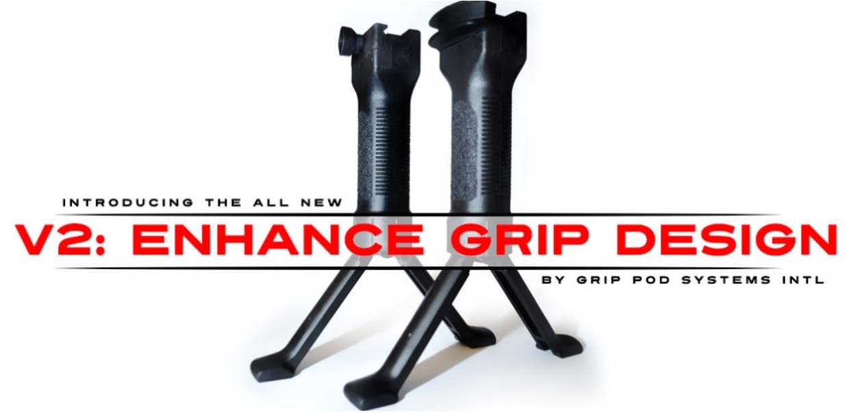 Grip Pod V-2 Enhanced Grip Bipod Models